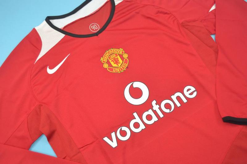 Manchester United Soccer Jersey Home LS Retro Replica 2004/06