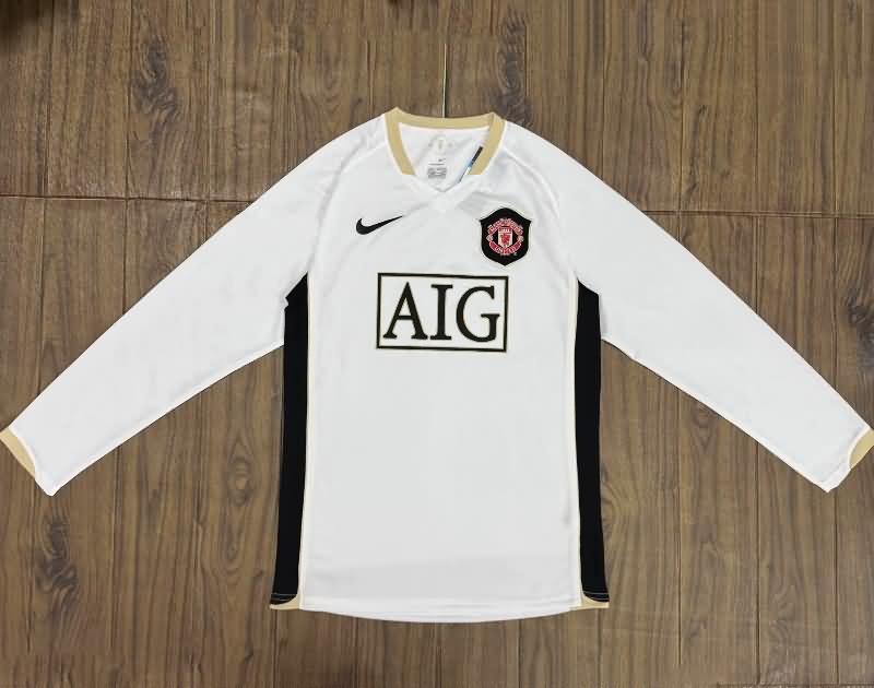 Manchester United Soccer Jersey Away LS Retro Replica 2006/07