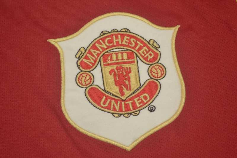 Manchester United Soccer Jersey Home LS Retro Replica 2006/07