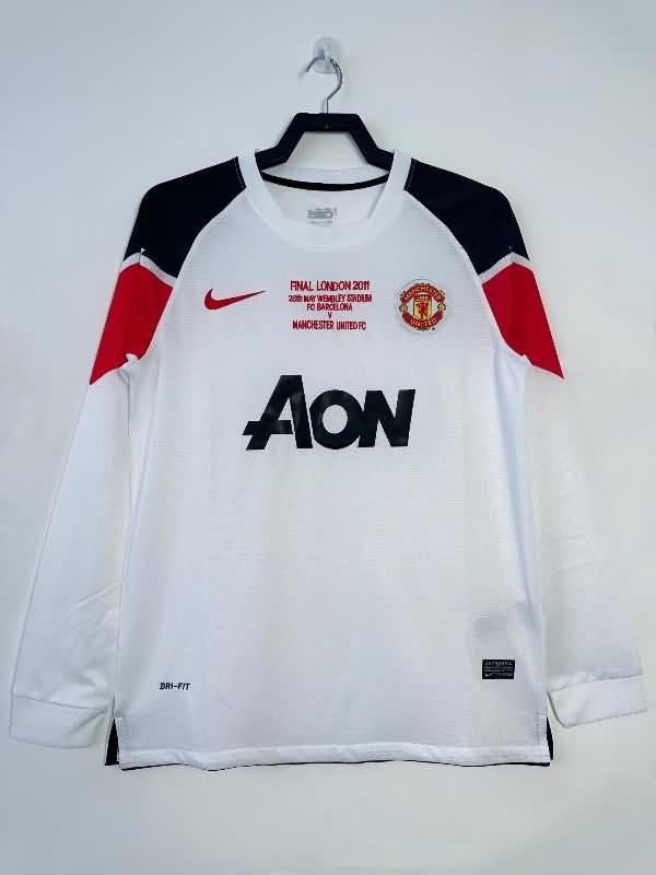 Manchester United Soccer Jersey Away Long Sleeve Final Replica 2010/11