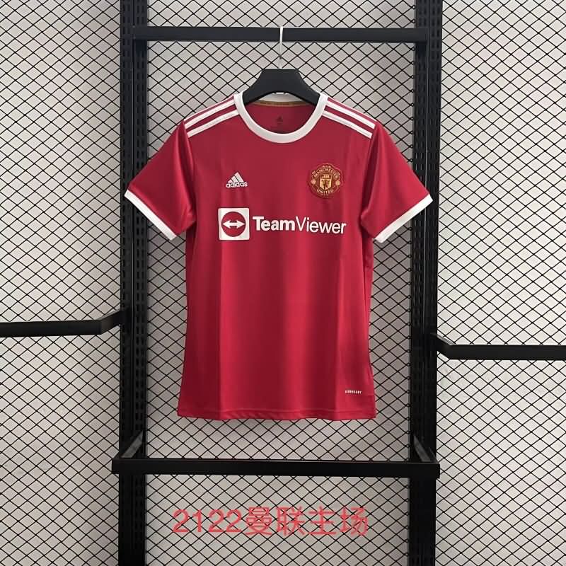 AAA Quality Manchester United 2021/22 Home Retro Soccer Jersey AAA Quality Manchester United 2021/22 Home Retro Soccer Jersey