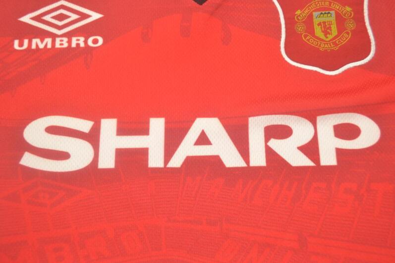 Manchester United Soccer Jersey Home Retro Replica 1994/96