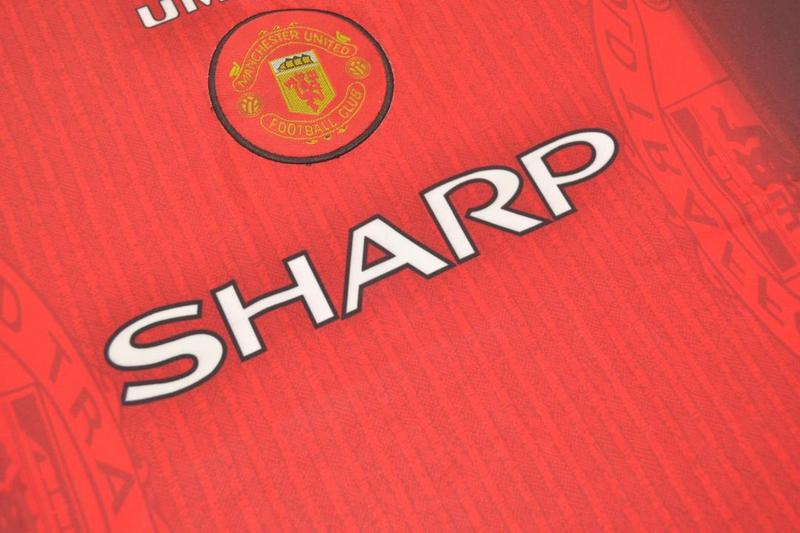 Manchester United Soccer Jersey Home Retro Replica 1996/98