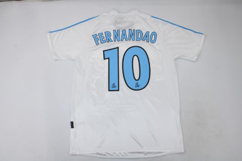 Marseilles Soccer Jersey Home Retro Replica 2003/04