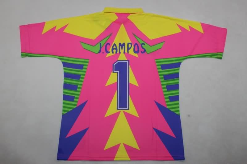 Mexico Soccer Jersey Goalkeeper Pink Retro Replica 1998