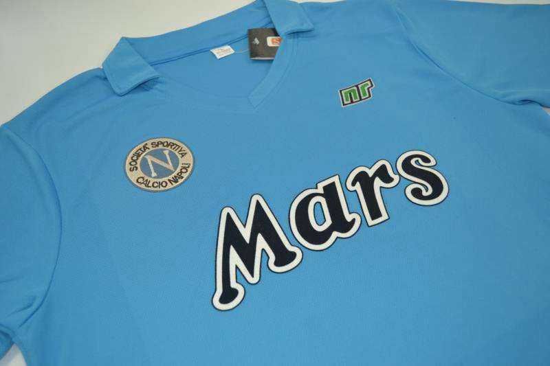 Napoli Soccer Jersey Home Retro Replica 1989/90