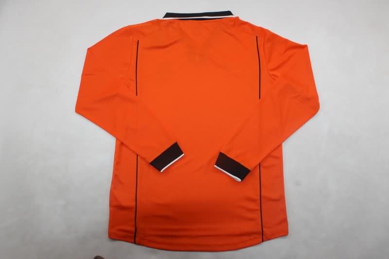 Netherlands Soccer Jersey Home Long Sleeve Retro Replica 1998