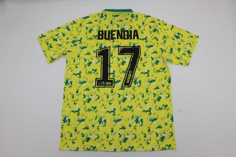 Norwich Soccer Jersey Home Retro Replica 1992/94