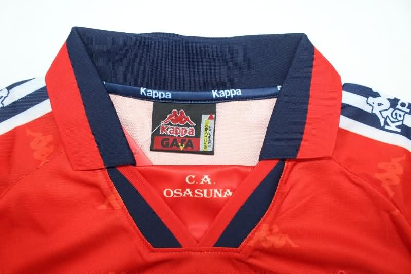 Osasuna Soccer Jersey Home Retro Replica 1996/97