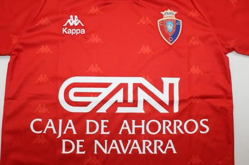 Osasuna Soccer Jersey Home Retro Replica 1996/97