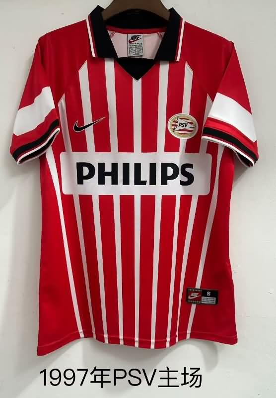 PSV Eindhoven Soccer Jersey Home Retro Replica 1997/98