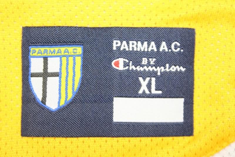 Parma Soccer Jersey Away Retro Replica 2003/04