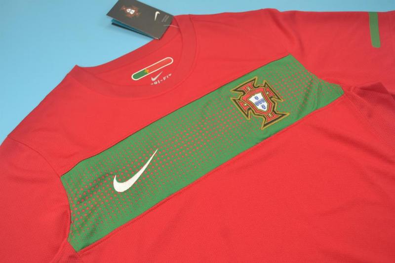 Portugal Soccer Jersey Home Retro Replica 2010