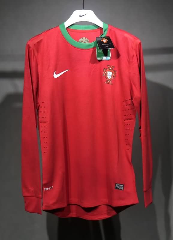 Portugal Soccer Jersey Home Long Sleeve Retro (Player) 2012