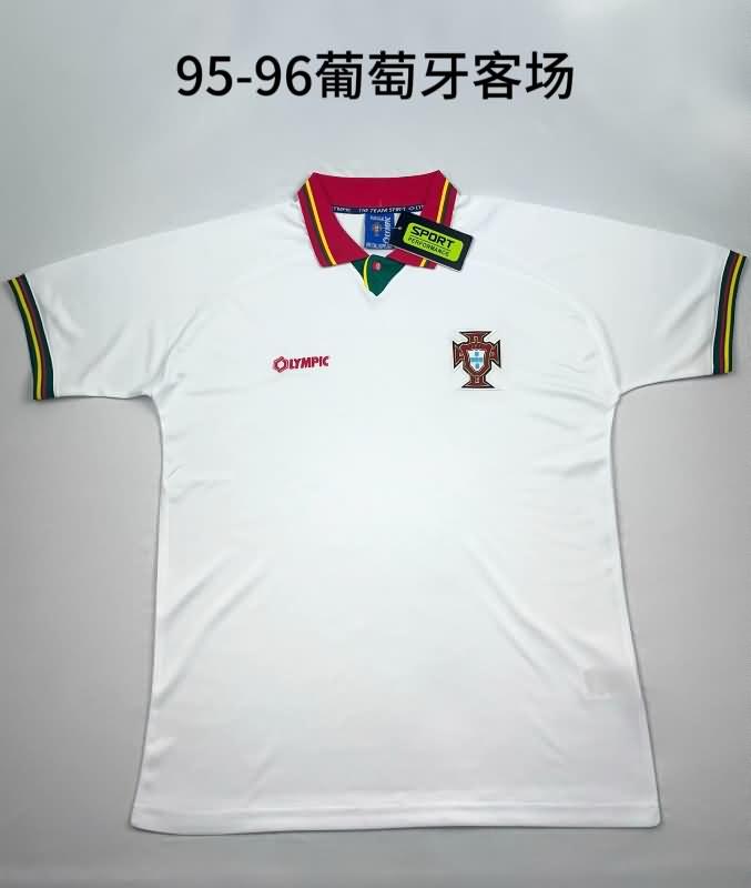 Portugal Soccer Jersey Away Retro Replica 1995/96