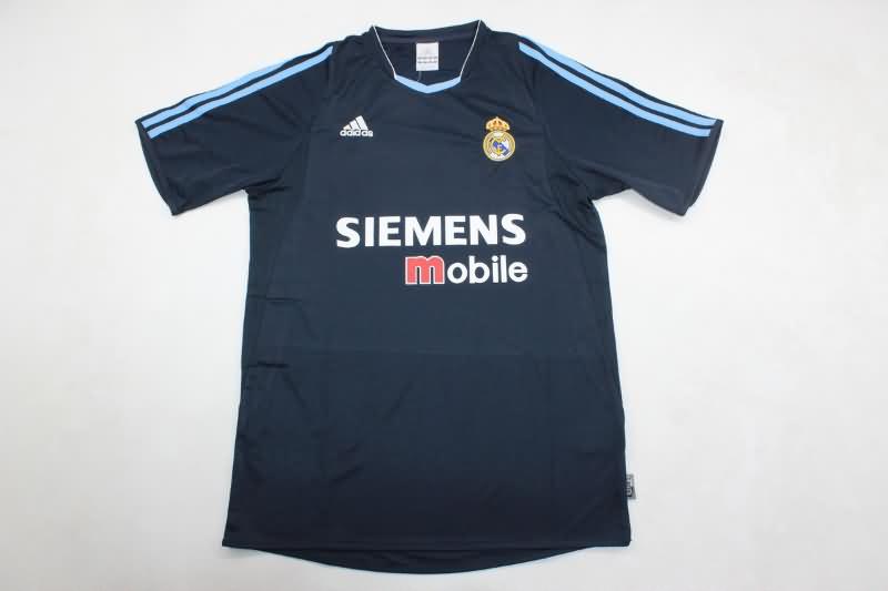 Real Madrid Soccer Jersey Away Retro Replica 2003/04