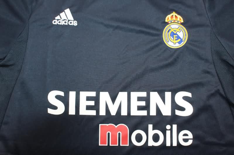 Real Madrid Soccer Jersey Away Retro Replica 2003/04