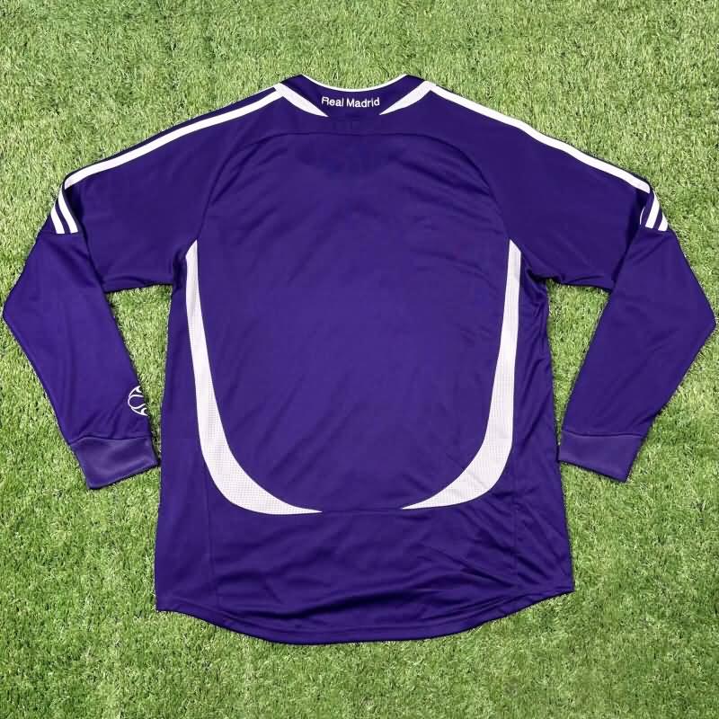 Real Madrid Soccer Jersey Third Long Sleeve Retro Replica 2006/07