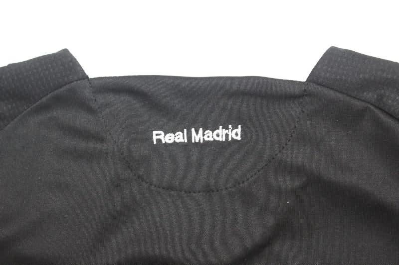 Real Madrid Soccer Jersey Away Long Sleeve Retro Replica 2008/09