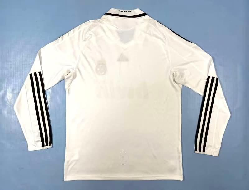 Real Madrid Soccer Jersey Home Long Sleeve Retro Replica 2008/09