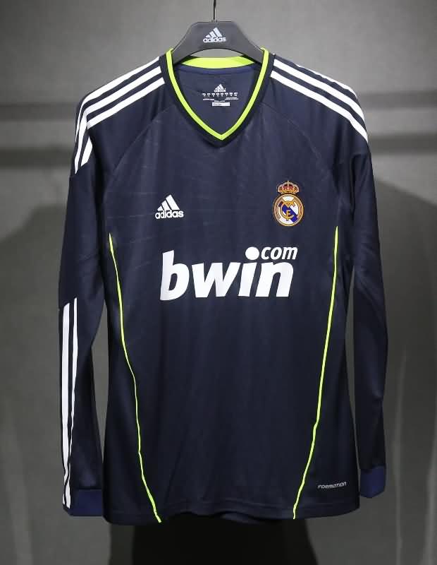 Real Madrid Soccer Jersey Away Long Retro (Player) 2010/11