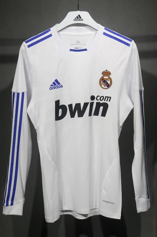 Real Madrid Soccer Jersey Home Long Retro (Player) 2010/11