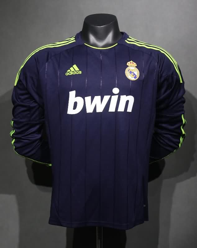 Real Madrid Soccer Jersey Away L/S Retro (Player) 2012/13