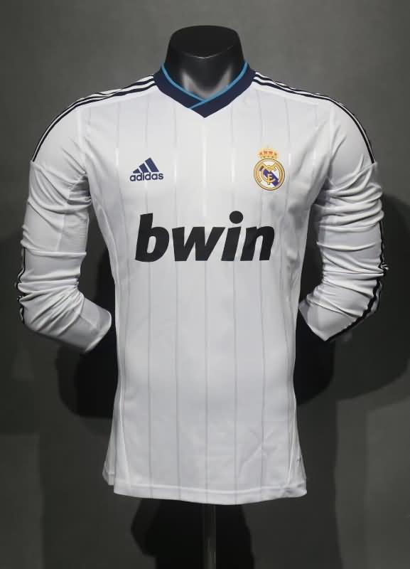 Real Madrid Soccer Jersey Home LS Retro (Player) 2012/13