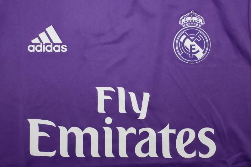 Real Madrid Soccer Jersey Away Retro (Player) 2016/17