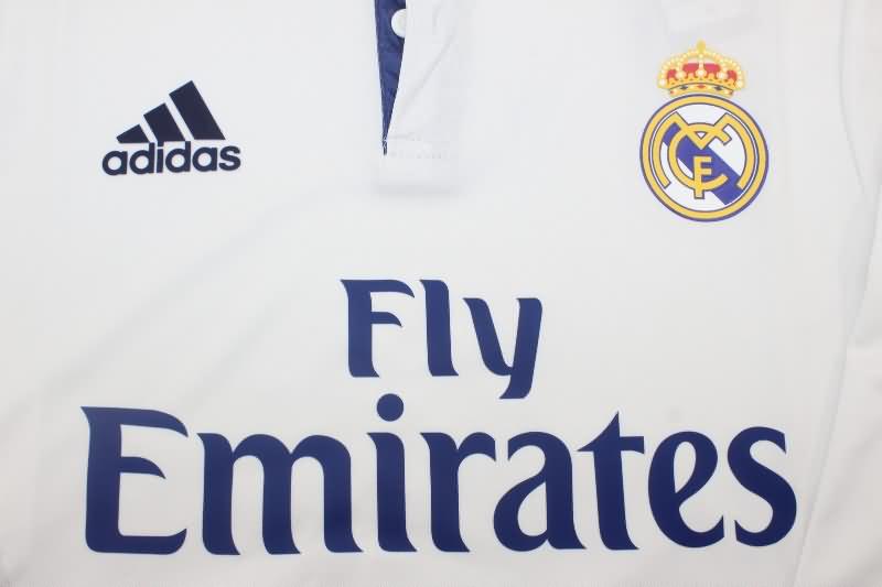 Real Madrid Soccer Jersey Home LS Retro (Player) 2016/17