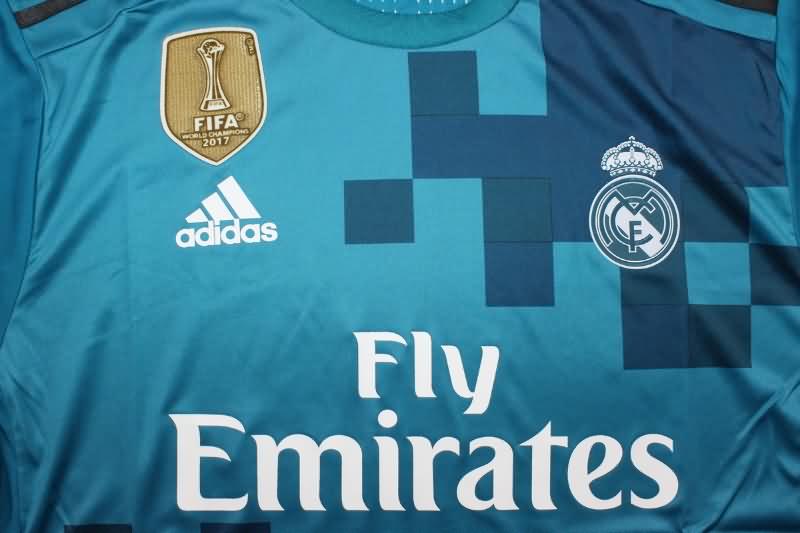 Real Madrid Soccer Jersey Third Long Sleeve Retro (Player) 2017/18