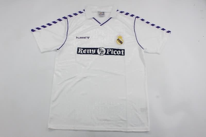 Real Madrid Soccer Jersey Home Retro Replica 1989/90