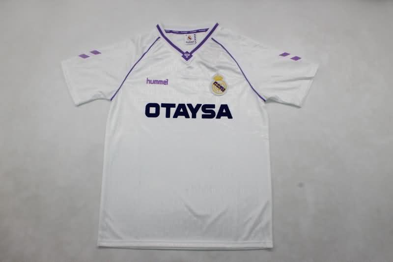 Real Madrid Soccer Jersey Home Retro Replica 1990/92