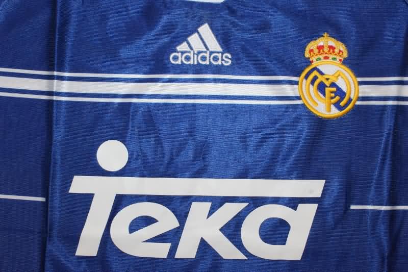 Real Madrid Soccer Jersey Third Long Sleeve Retro Replica 1998/99