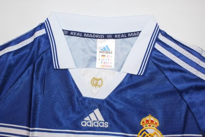 Real Madrid Soccer Jersey Third Long Sleeve Retro Replica 1998/99