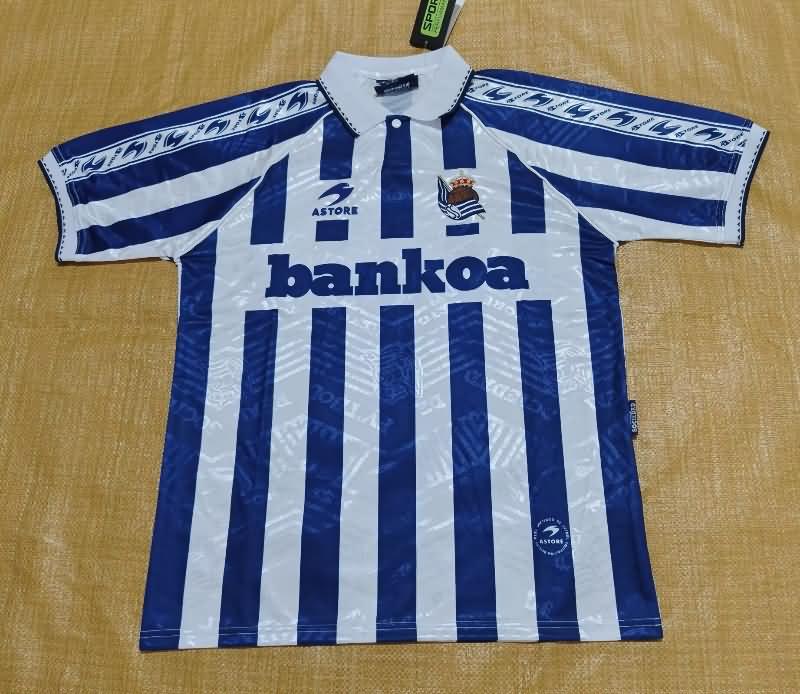 Real Sociedad Soccer Jersey Home Retro Replica 1994/95