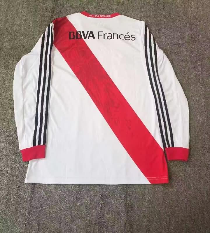 River Plate Soccer Jersey Home Long Retro Replica 2013/14