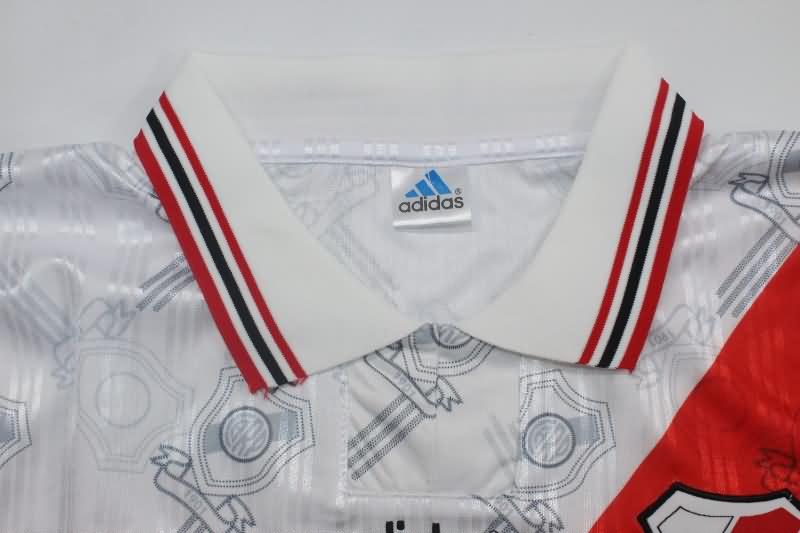 River Plate Soccer Jersey Home Long Sleeve Retro Replica 1996