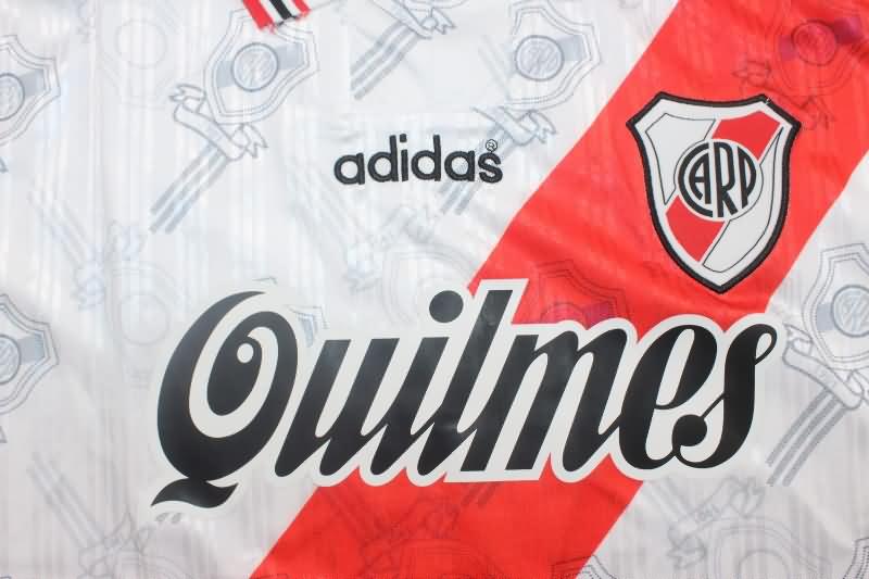 River Plate Soccer Jersey Home Long Sleeve Retro Replica 1996