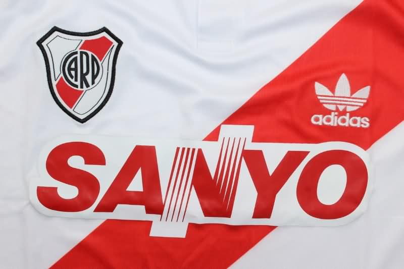 River Plate Soccer Jersey Home Retro Replica 1992/94