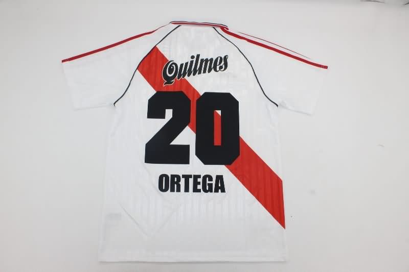 River Plate Soccer Jersey Home Retro Replica 1995/96