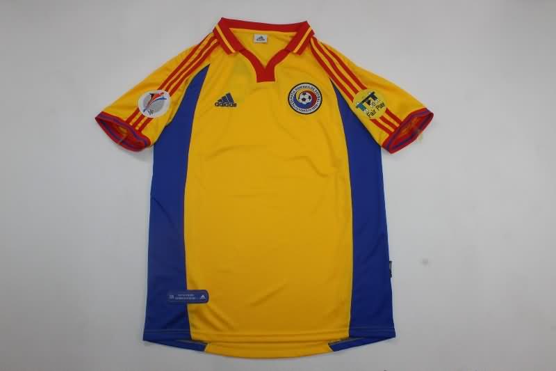 Romania Soccer Jersey Home Retro Replica 2000