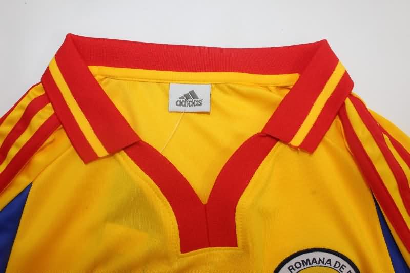 Romania Soccer Jersey Home Retro Replica 2000