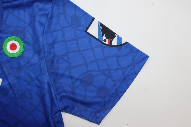 Sampdoria Soccer Jersey Home Retro Replica 1994/95