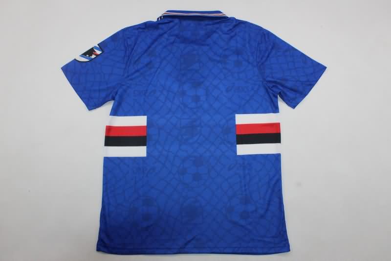 Sampdoria Soccer Jersey Home Retro Replica 1994/95