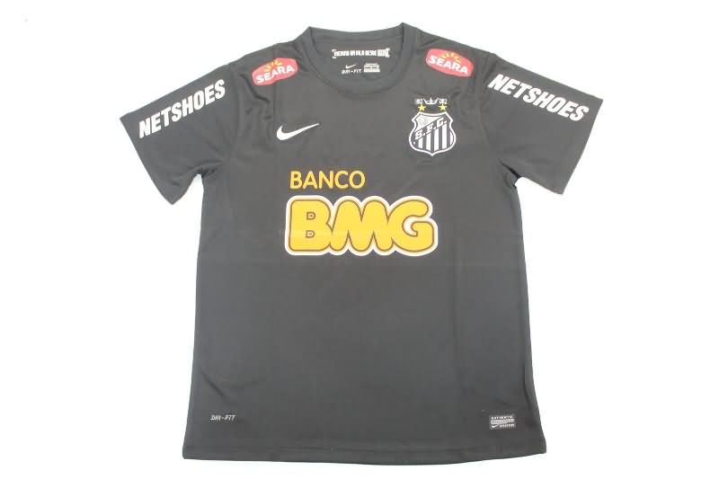 Santos Soccer Jersey Black Retro Replica 2012/13