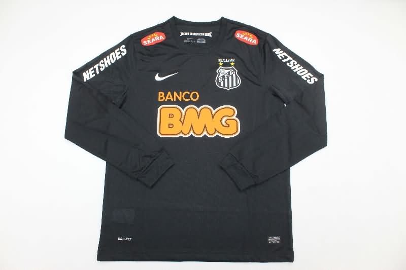 AAA Quality Santos 2012/13 Black Retro Long Sleeve Soccer Jersey AAA Quality Santos 2012/13 Black Retro Long Sleeve Soccer Jersey