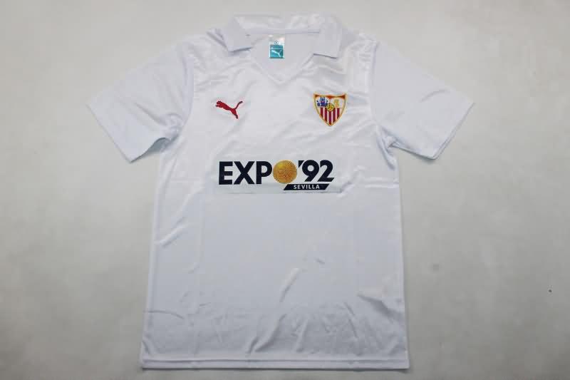 Sevilla Soccer Jersey Home Retro Replica 1987/90