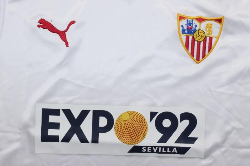 Sevilla Soccer Jersey Home Retro Replica 1987/90