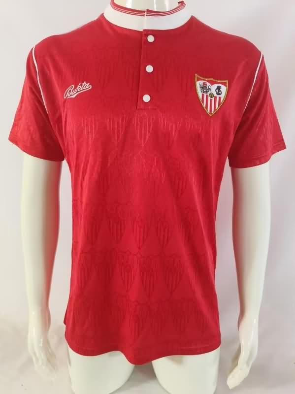 Sevilla Soccer Jersey Away Retro Replica 1991/92